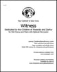 Witness SSA choral sheet music cover